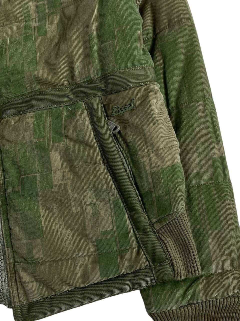 Diesel Diesel Green Camouflage-Patterned Reversible Bomber Jacket Size XS / US 0-2 / IT 36-38 - 6 Thumbnail