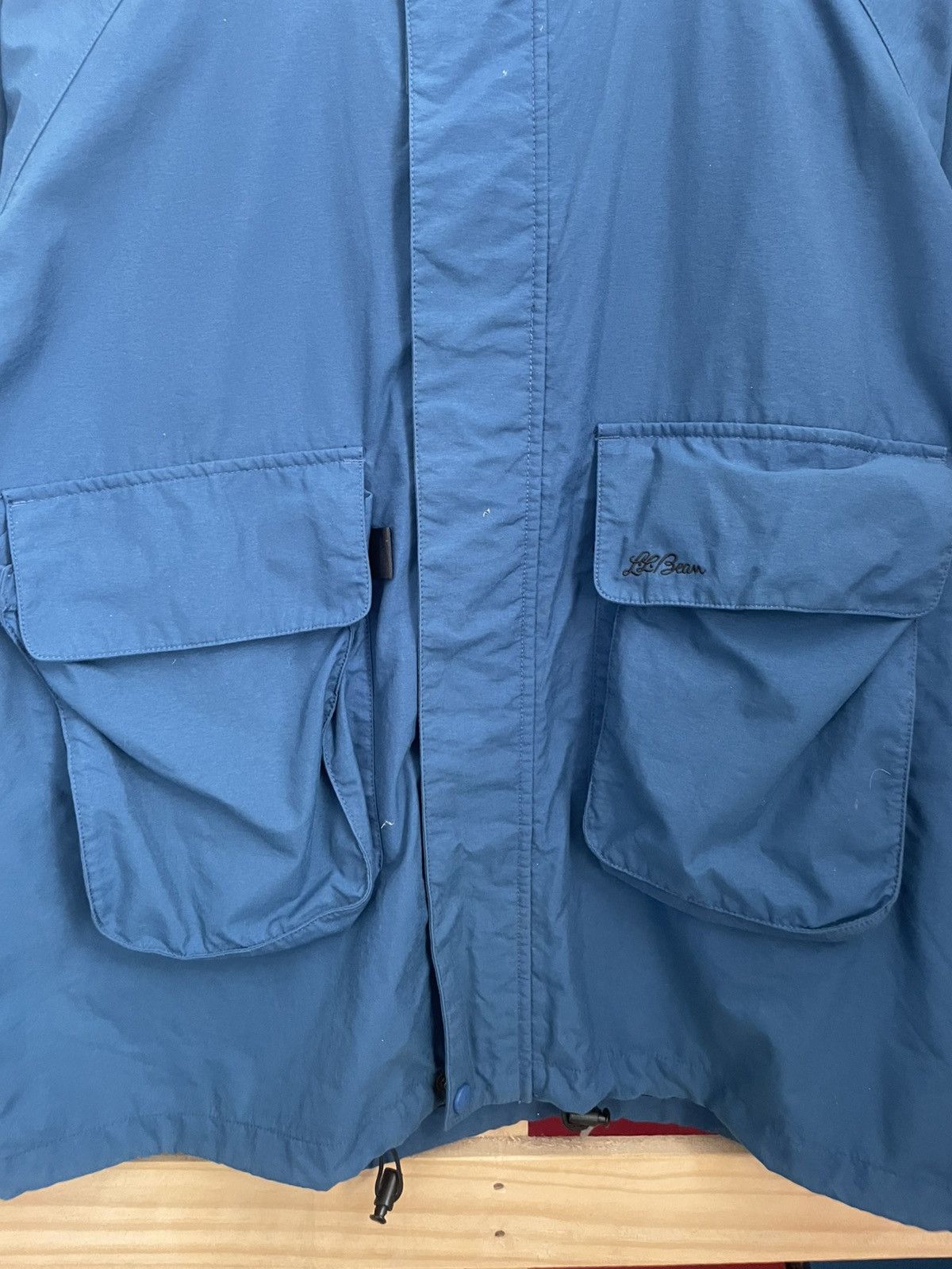 L.L. Bean Vintage 80s LL Bean Fly Fishing Gorpcore Jacket L Blue Size US L / EU 52-54 / 3 - 4 Thumbnail