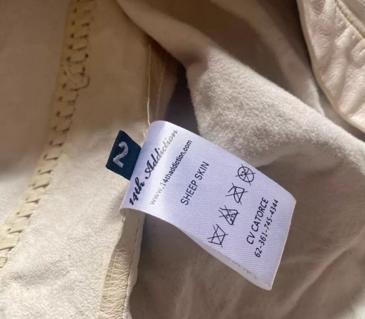 14th Addiction 14th Addiction Early Release Sheepskin Western Shirt Jacket Size US XXS / EU 40 - 6 Thumbnail