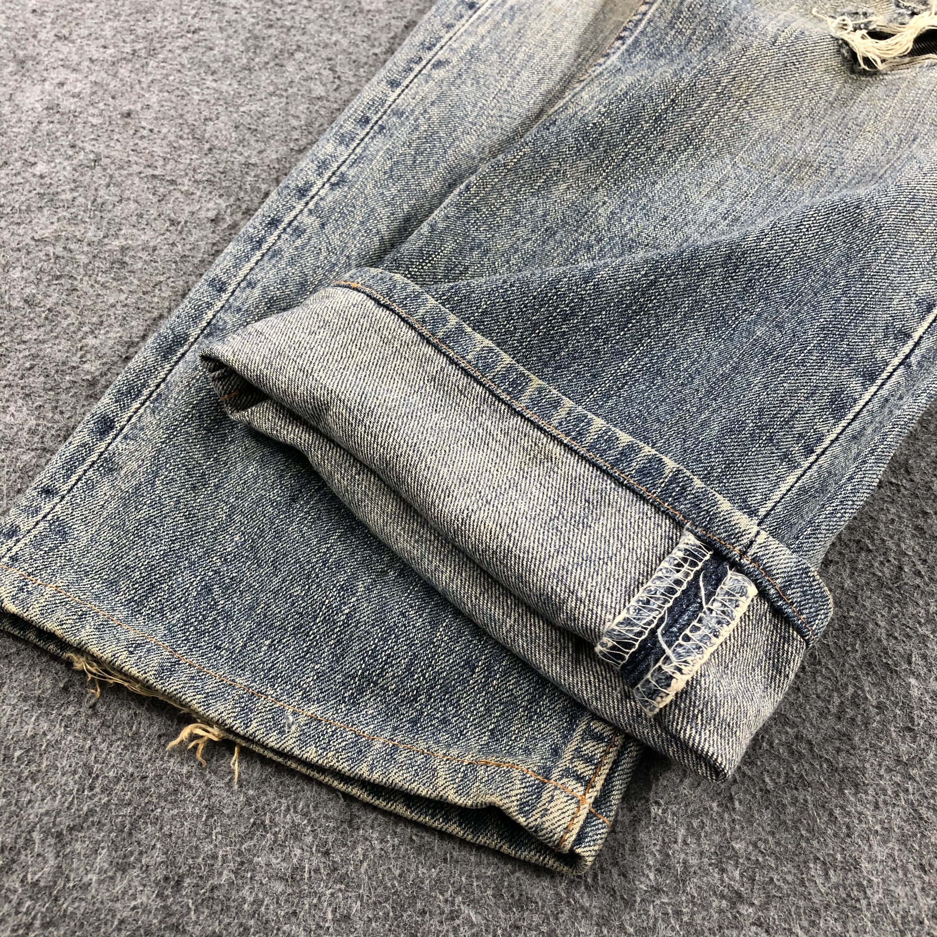 Levi's × Vintage Vintage 90s Distress Mud Wash Levis 502 Jeans-JM1374 Size US 28 / EU 44 - 7 Thumbnail