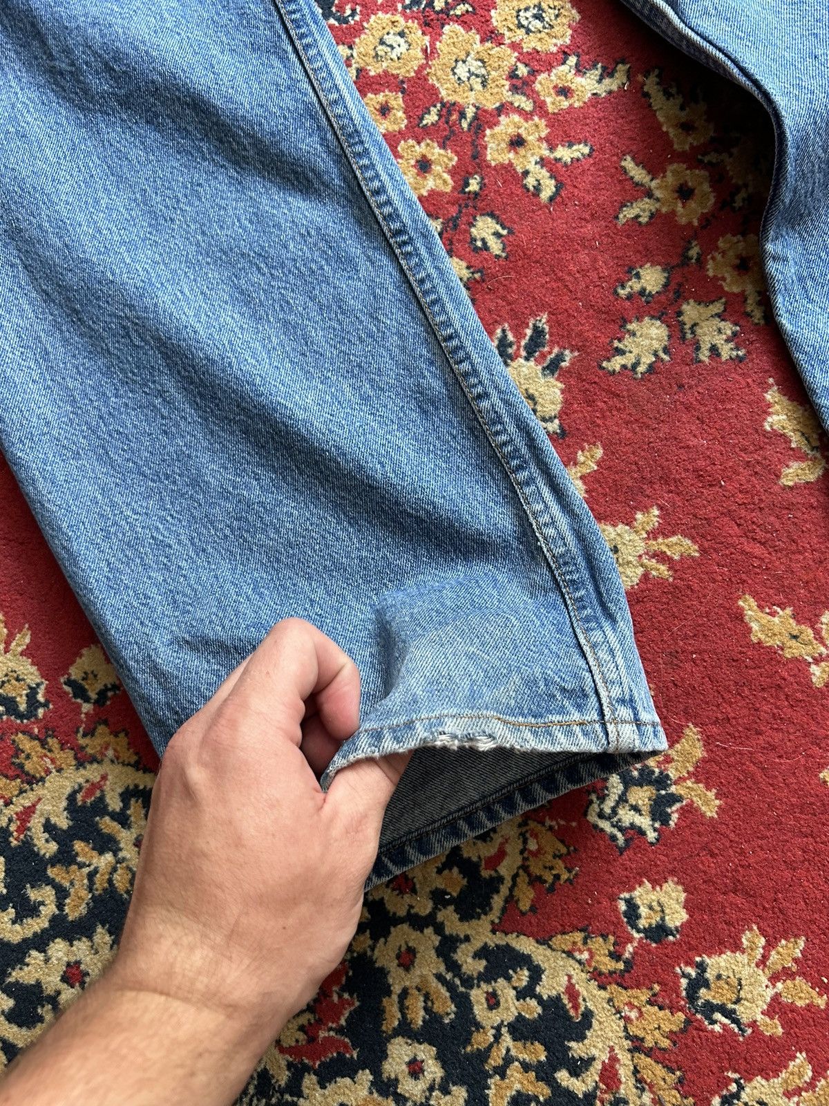 Levi's Vintage Clothing Vintage Levi’s 501 made in usa denim jeans pants Size US 40 / EU 56 - 11 Thumbnail