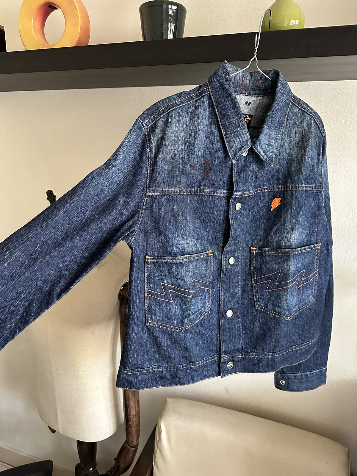 Walter Van Beirendonck 2000s W&LT Type 2 Denim Jacket Size US M / EU 48-50 / 2 - 4 Thumbnail