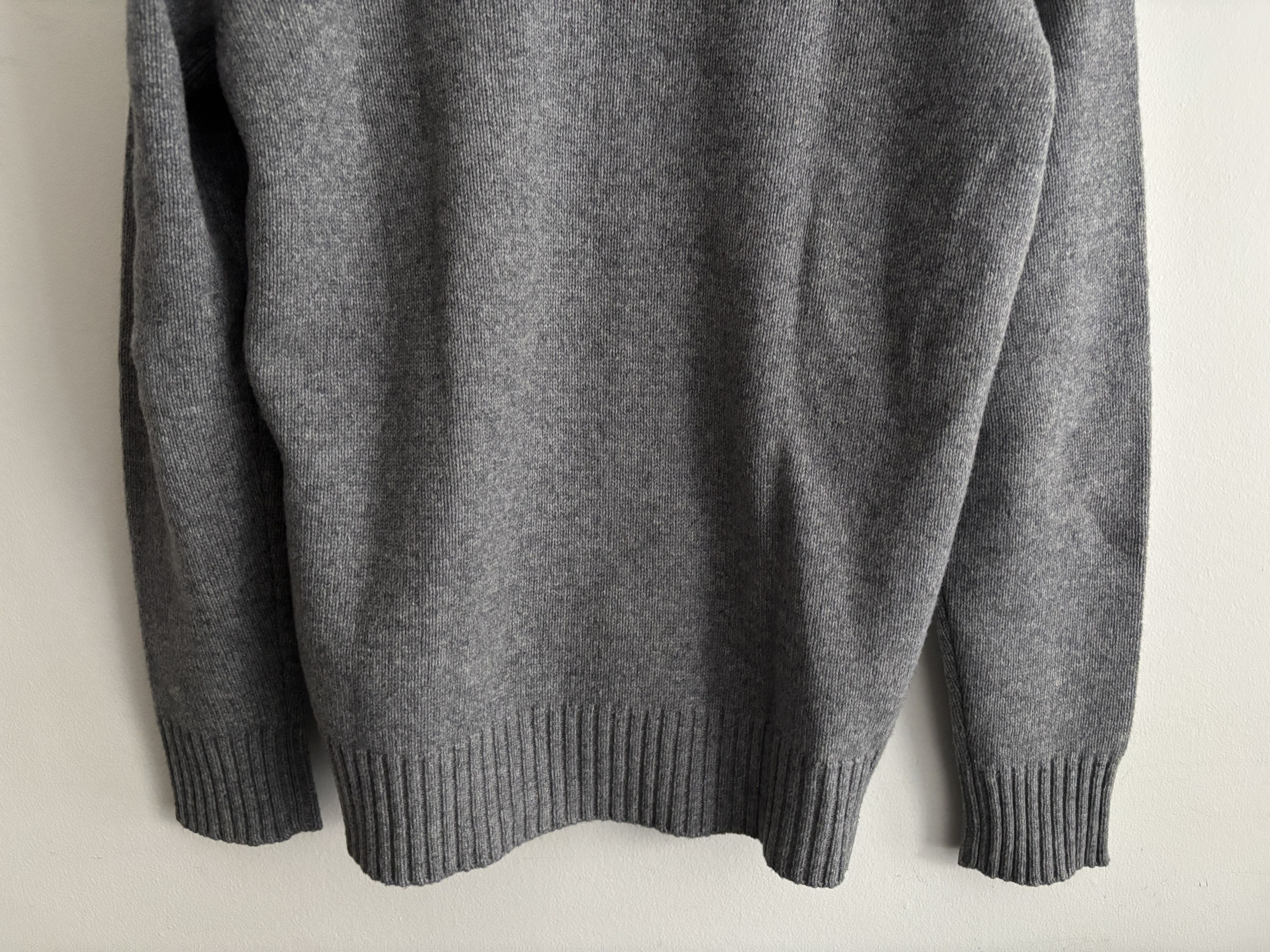 Parajumpers $875 Grey Knit Wool Zip Hood Cardigan Sweater Raglan Sleeve Size US L / EU 52-54 / 3 - 10 Thumbnail