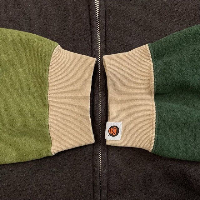 Bape BAPE Milo ABC CAMO green full zip hoodie a bathing ape NIGO Size US L / EU 52-54 / 3 - 4 Thumbnail