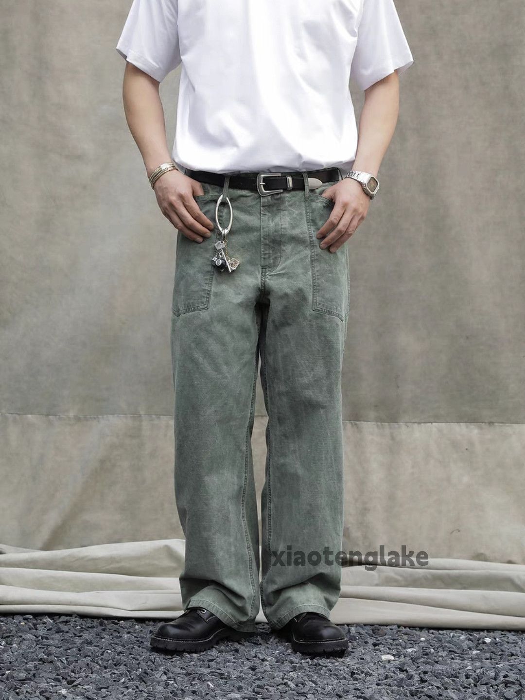 Vintage Unisex outdoor utility loose baggy hiphop work pants Size US 34 / EU 50 - 8 Thumbnail