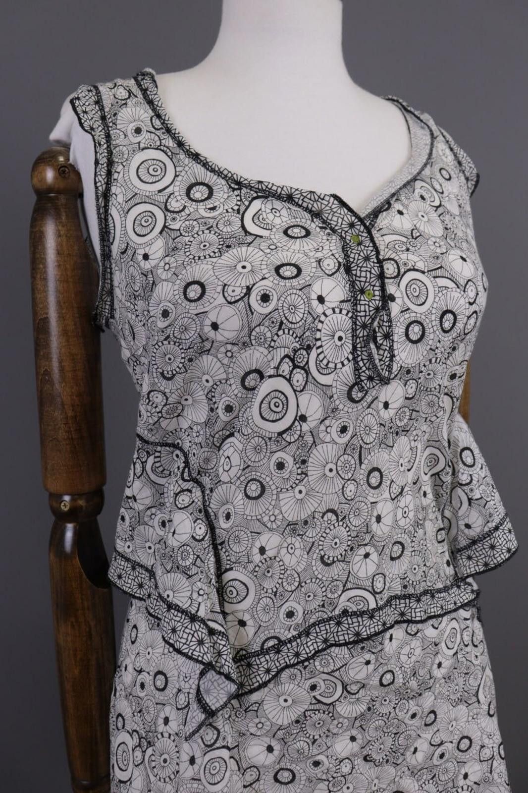 Designer Cop Copine Sirvate Summer A-Line Tank Tunic Dress Size 40 Size M / US 6-8 / IT 42-44 - 7 Thumbnail