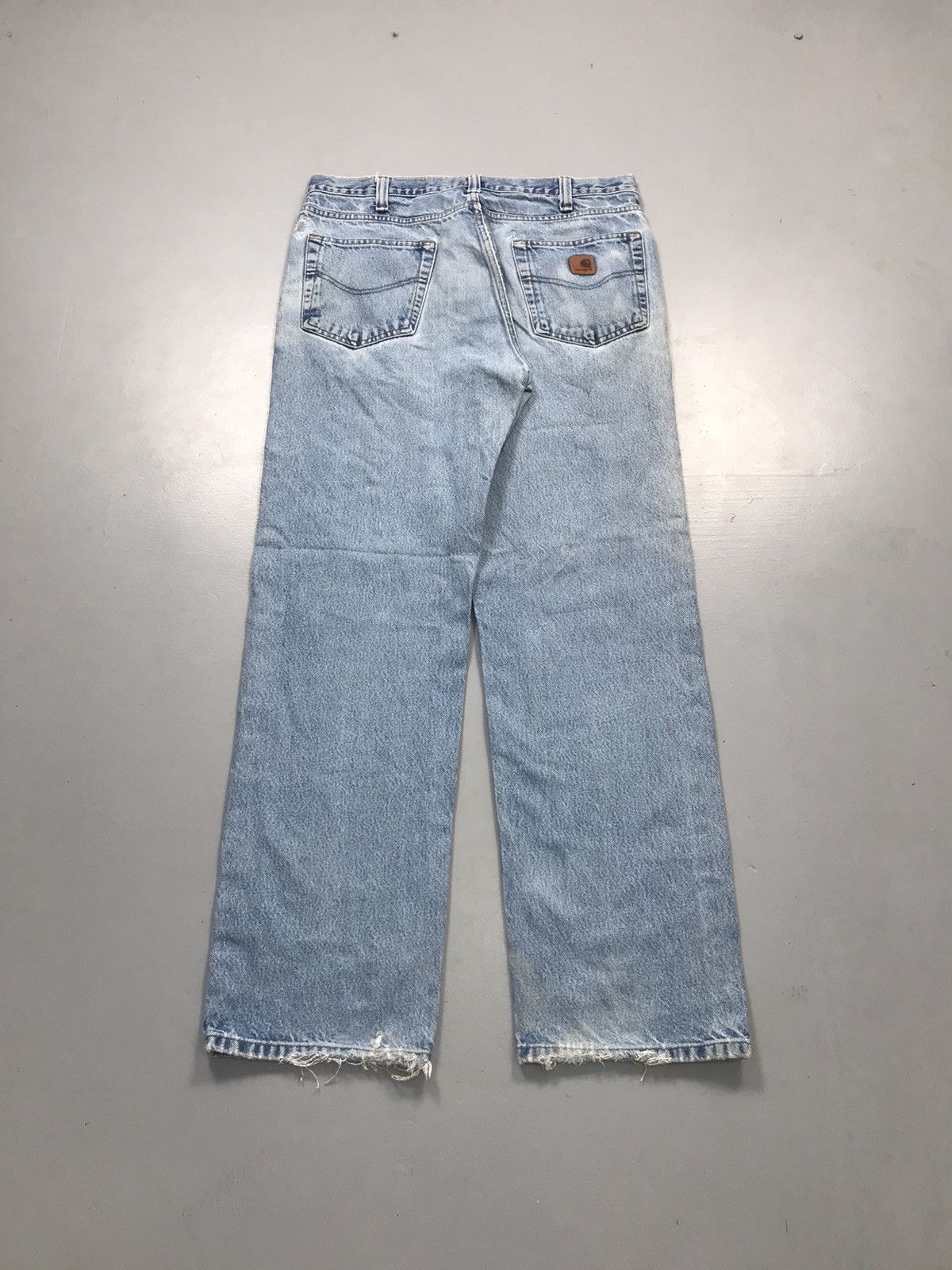 Carhartt Vintage Carhartt B460 DVB damaged denim Size US 34 / EU 50 - 2 Thumbnail