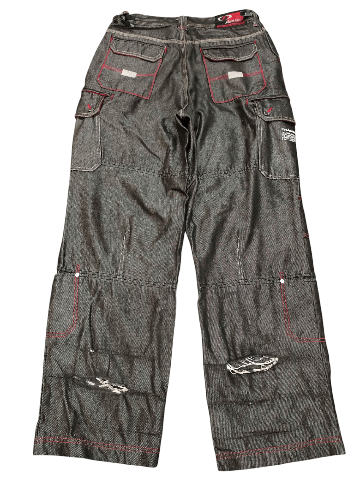 Pelle Pelle Baggy Jeans Transer Japan 8 Pocket Distress Denim Pants Jnco Size US 32 / EU 48 - 11 Thumbnail
