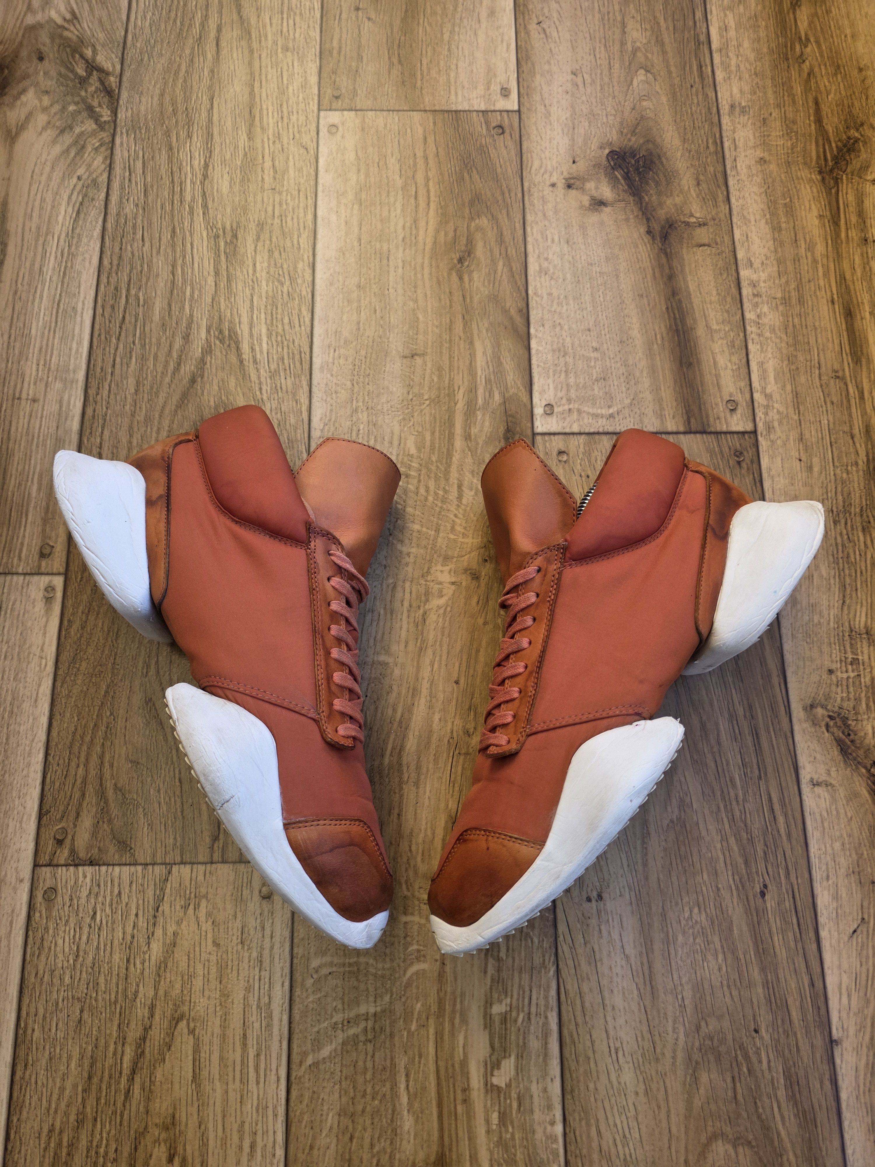 Adidas × Rick Owens Rick Owens x Adidas Runner Fox Trainers Size US 8 / EU 41 - 3 Thumbnail