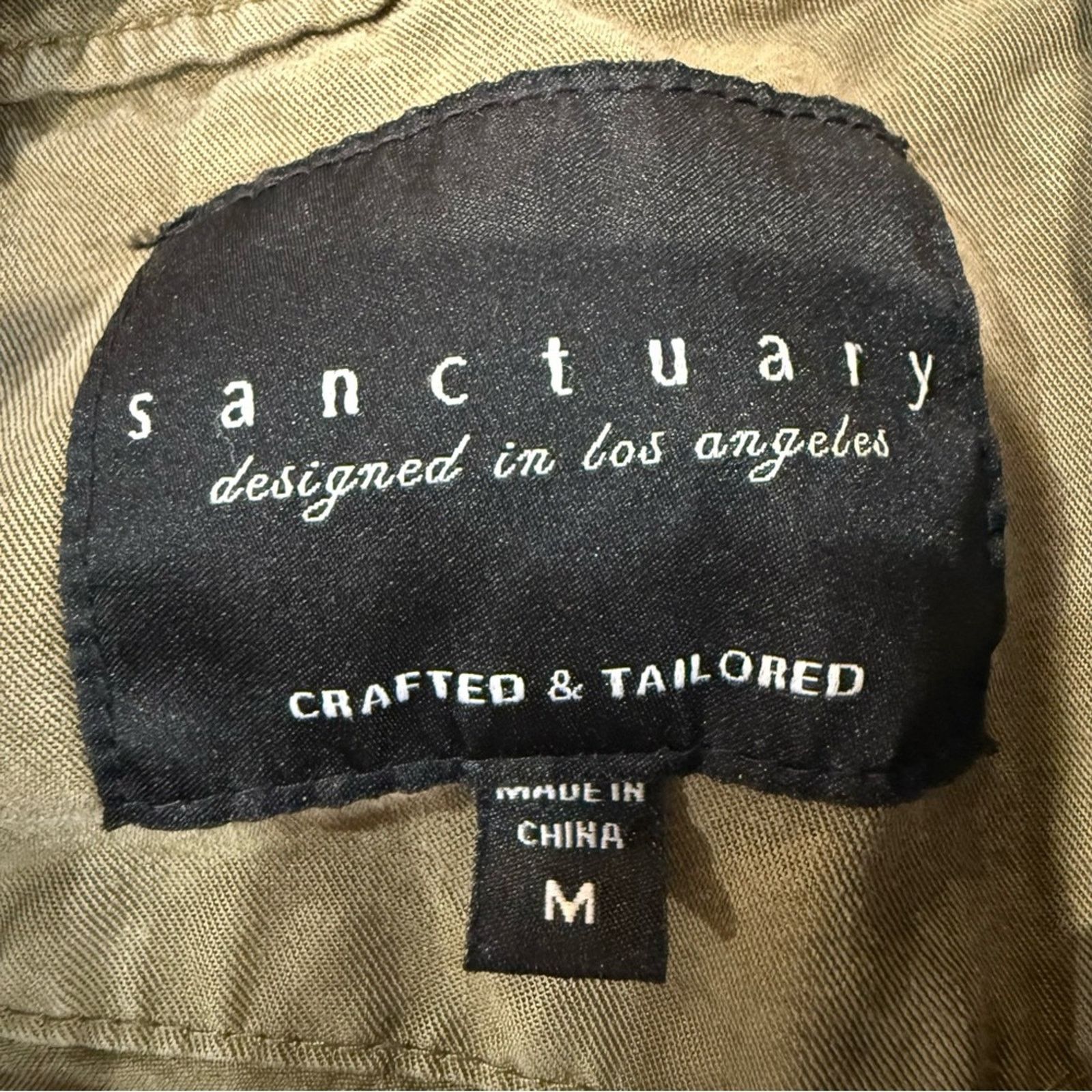 Sanctuary Sanctuary SnapFront Safari Cargo Jacket Womens Medium Green Size M / US 6-8 / IT 42-44 - 4 Thumbnail