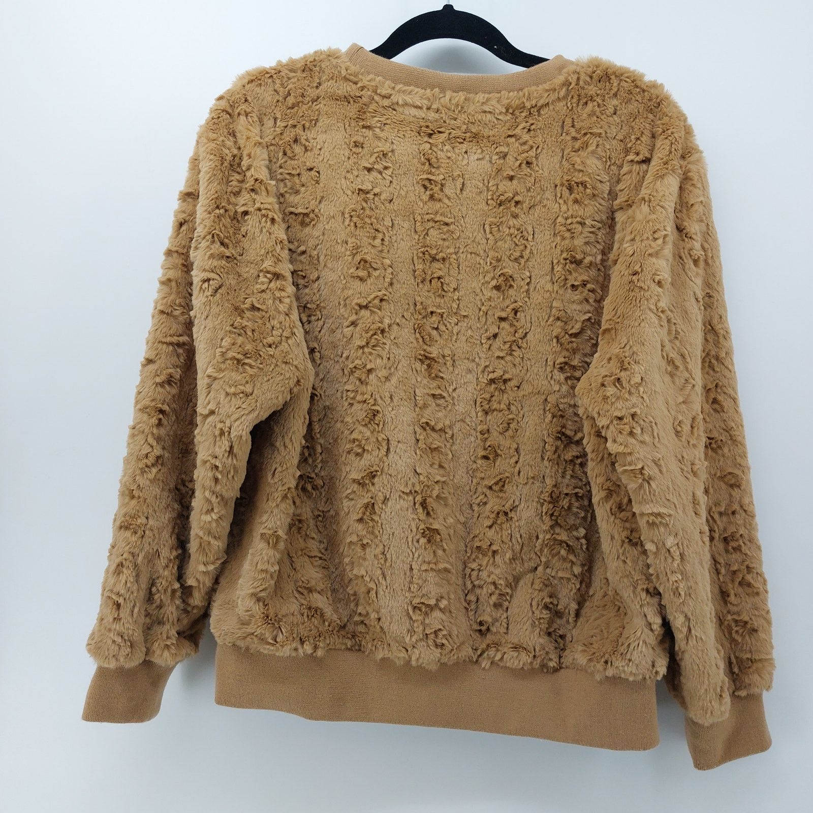 dylan Dylan Faux Fur Pullover Sweater Brown Women Sz M Size M / US 6-8 / IT 42-44 - 15 Thumbnail