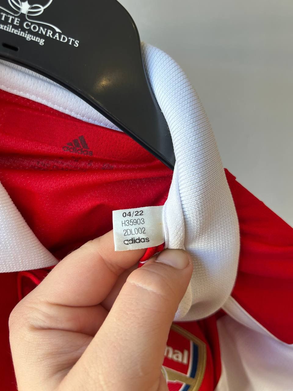 Adidas 2022/23 ARSENAL FC #7 SAKA HOME SOCCER FOOTBALL JERSEY SHIRT Size US M / EU 48-50 / 2 - 8 Thumbnail