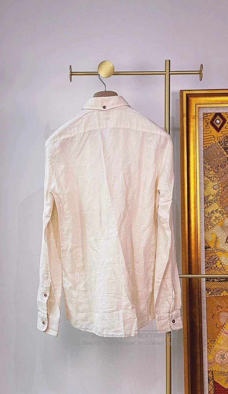 Brunello Cucinelli Brunello Cucinelli Linen Cotton Shirt. Size US XS / EU 42 / 0 - 4 Thumbnail