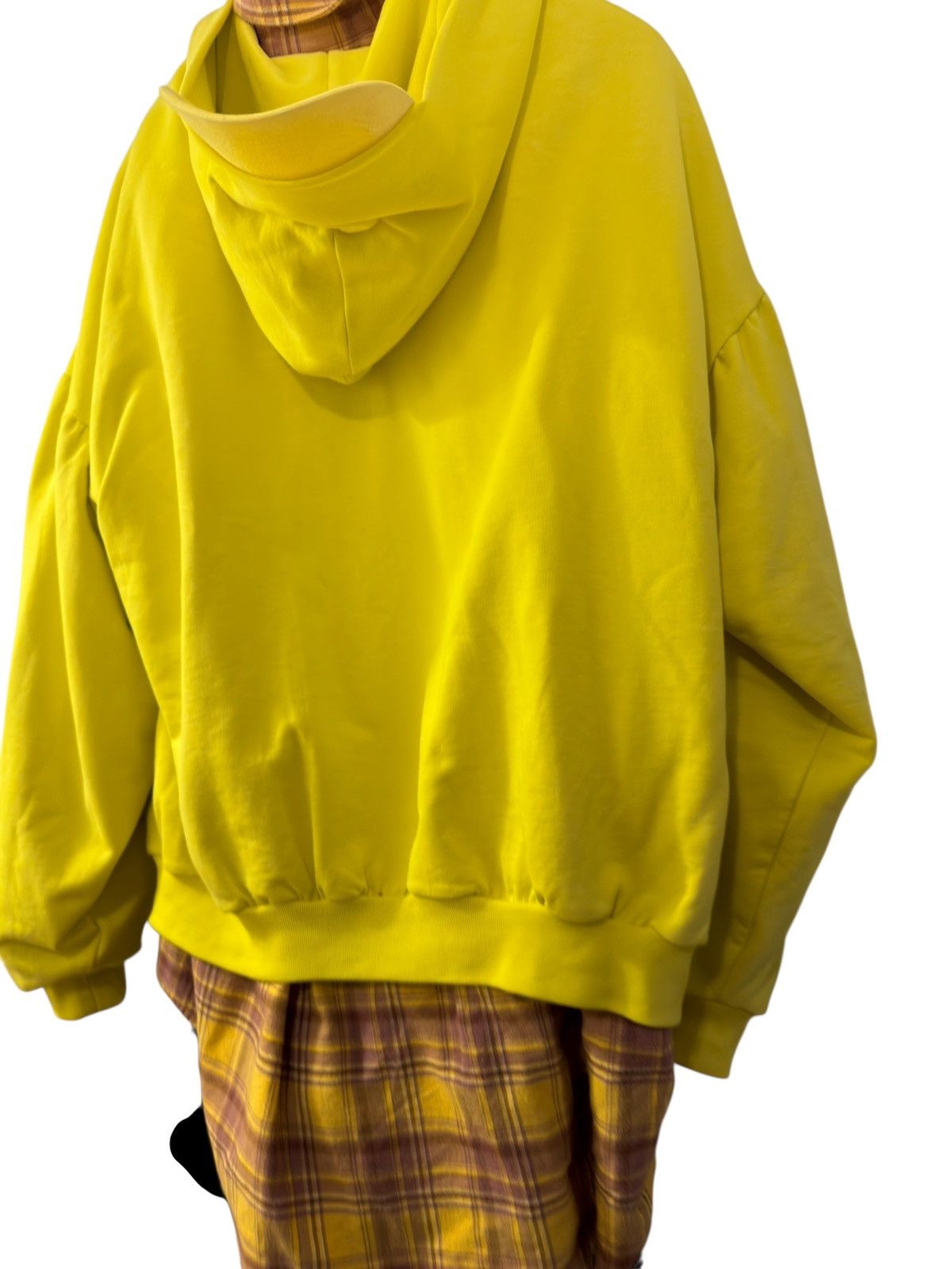 Balenciaga *RARE* BALENCIAGA DEMNA UNITY LAYERED HOODIE YELLOW Size US M / EU 48-50 / 2 - 14 Thumbnail
