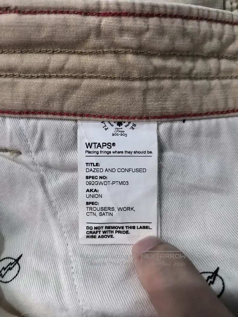 Wtaps Wtaps size S Washed, aged, painted and embroidered work pan Size US 38 / EU 54 - 7 Thumbnail