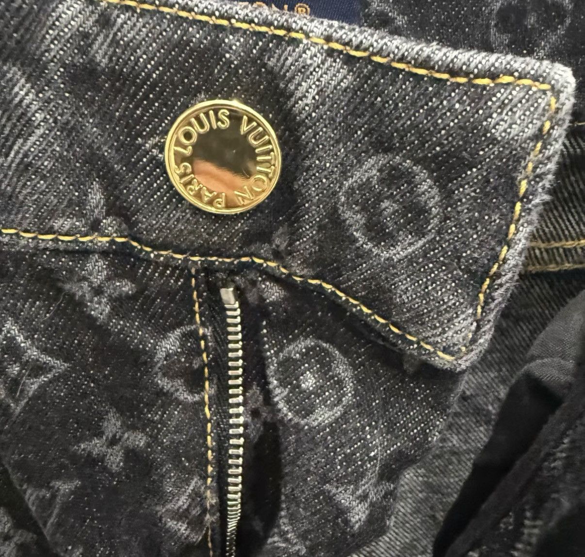 Louis Vuitton Louis Vuitton Allover Monogram Print Jeans K52 Size US 32 / EU 48 - 5 Thumbnail