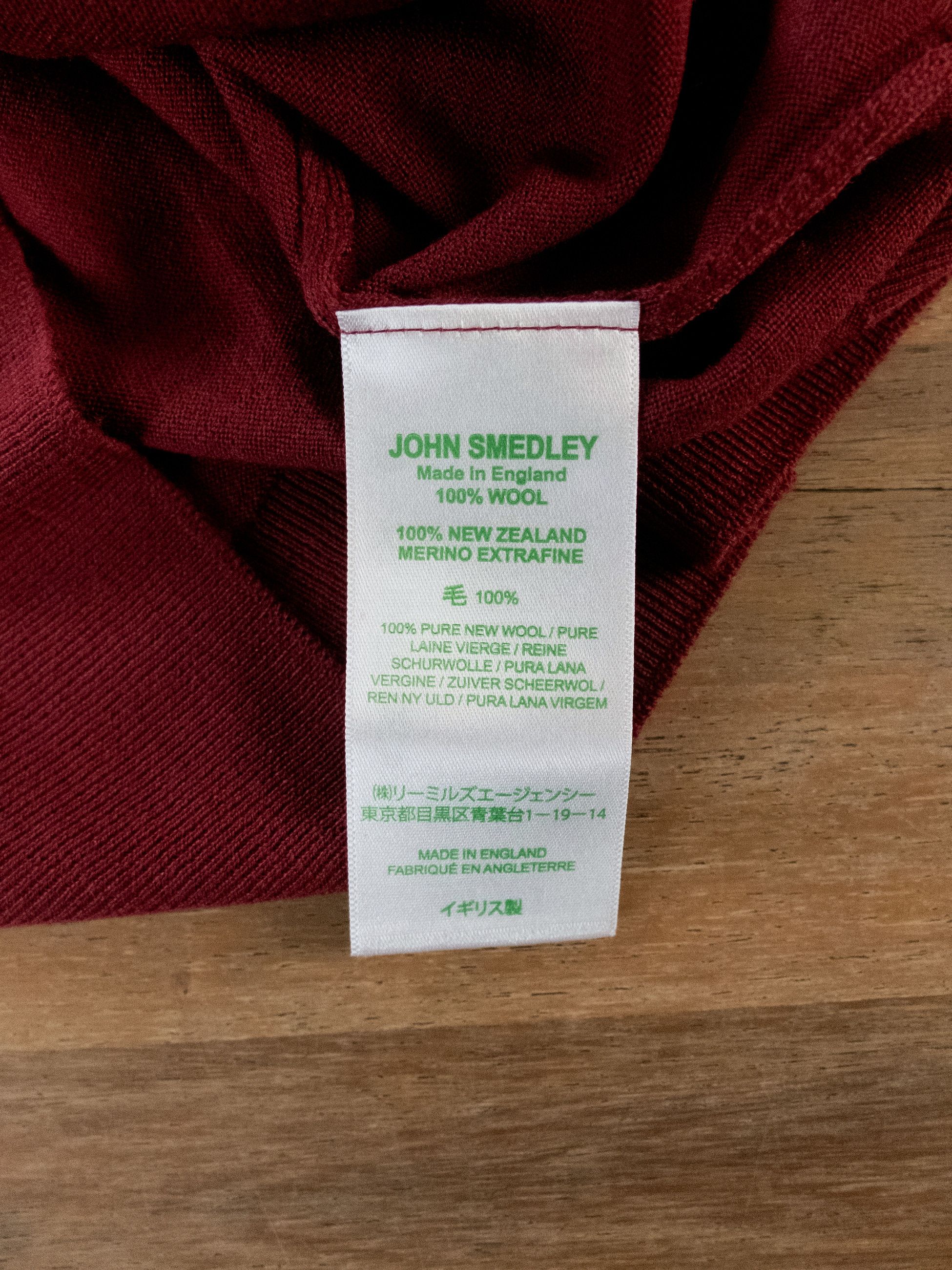 John Smedley JOHN SMEDLEY solid wolf red wool crewneck sweater Medium Size US M / EU 48-50 / 2 - 9 Thumbnail
