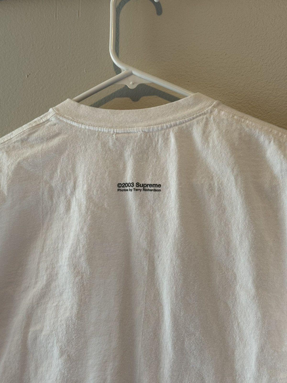 Supreme Supreme Terry Richardson Tee 2003 White Medium Vintage Size US M / EU 48-50 / 2 - 8 Thumbnail