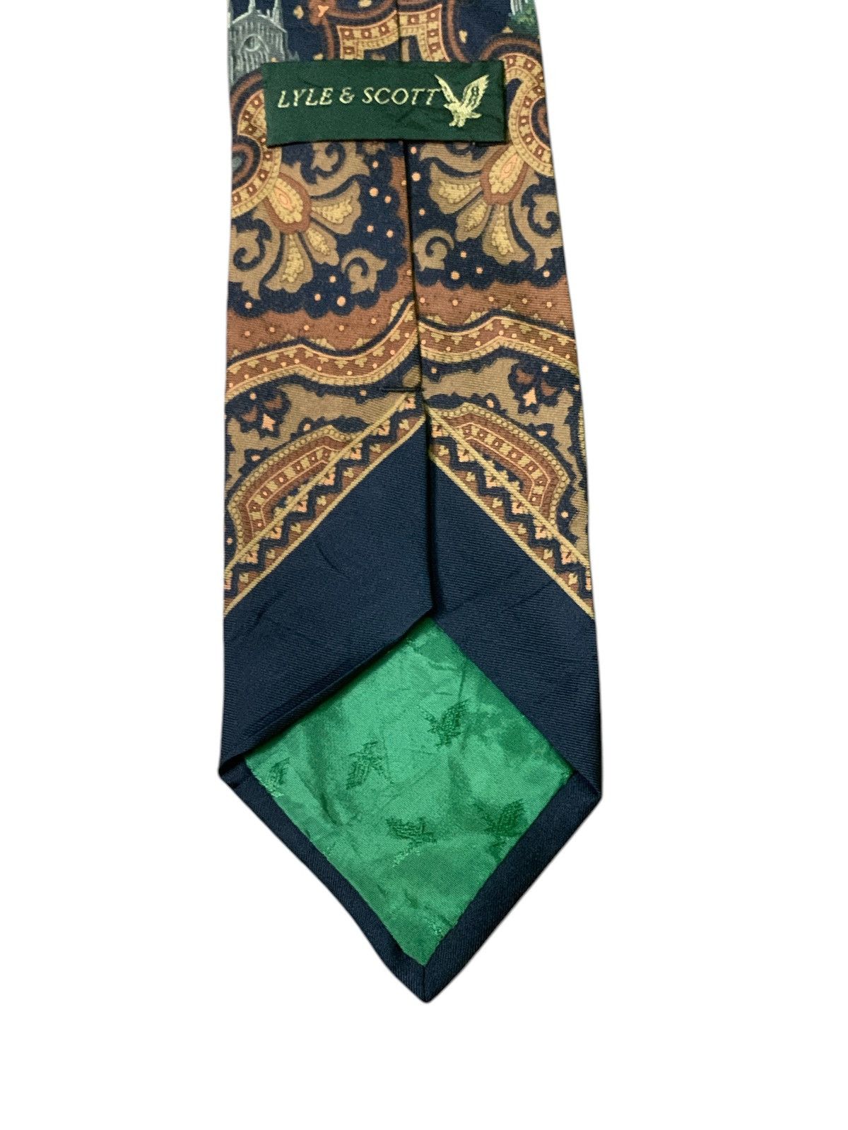 Lyle & Scott × Vintage Rare Design Vintage Lyle & Scott Ties Size ONE SIZE - 4 Thumbnail