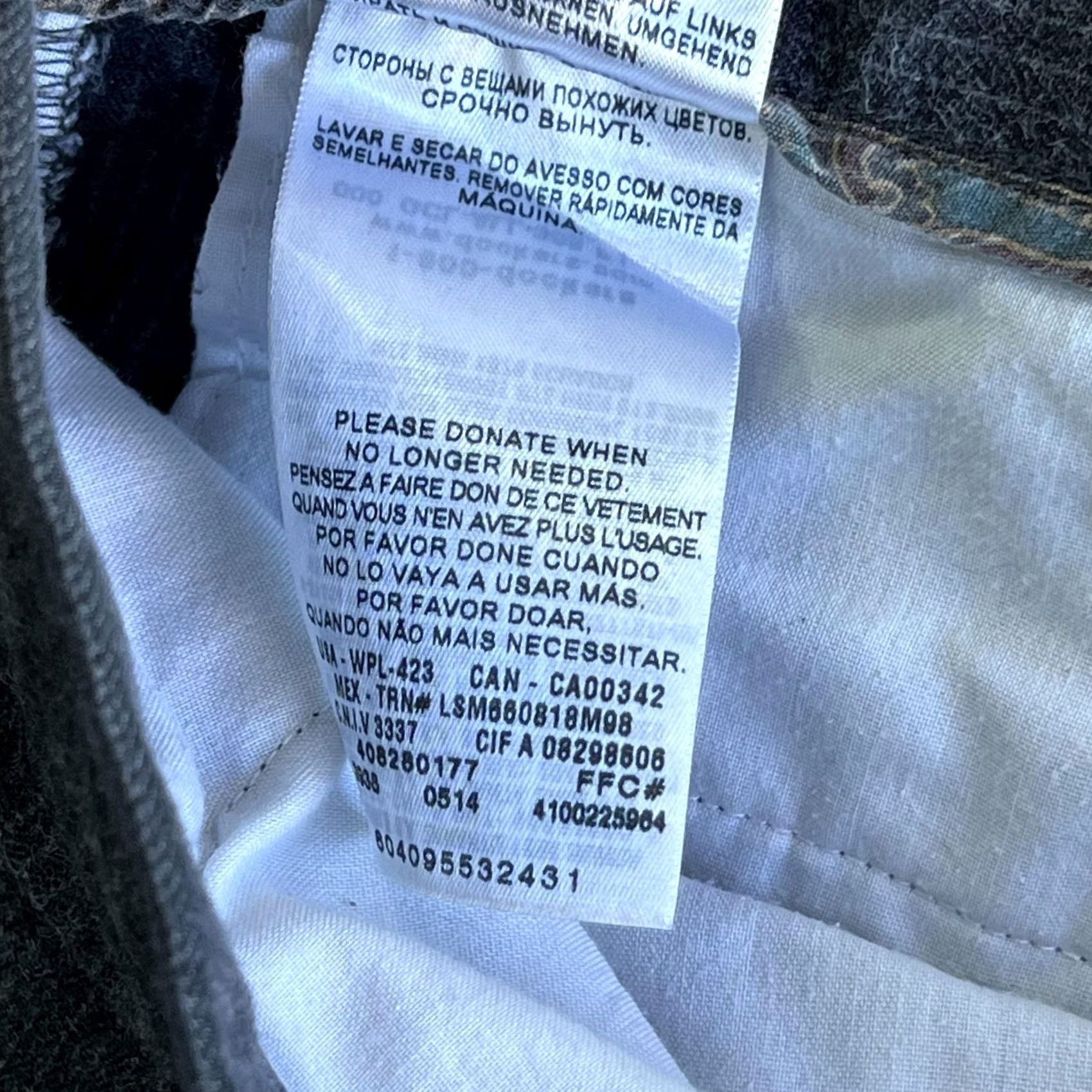 Dockers Y2K Dockers D2 Pants Mens 36x32 Gray Stripe Chino Straight Fit Cotton Daper Size US 36 / EU 52 - 6 Thumbnail