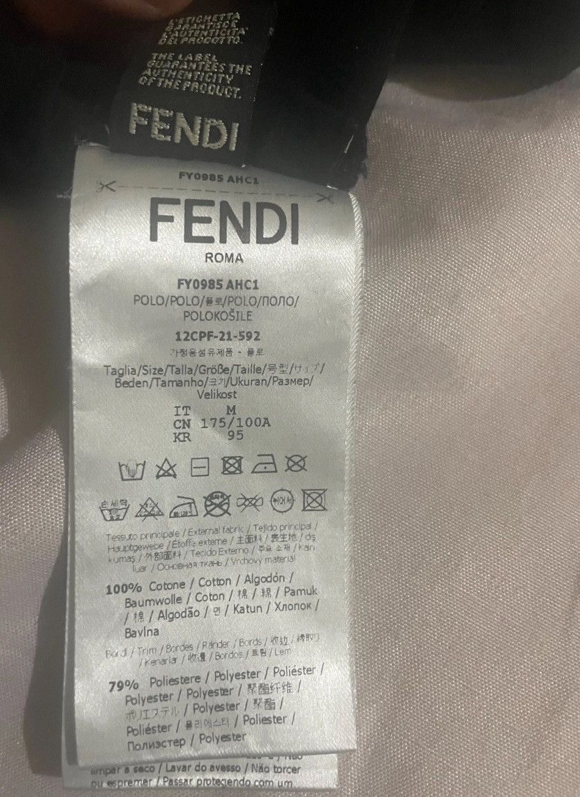 Fendi Fendi Polo “Fendi Roma” Collar 2021 – Size M Size US M / EU 48-50 / 2 - 7 Thumbnail