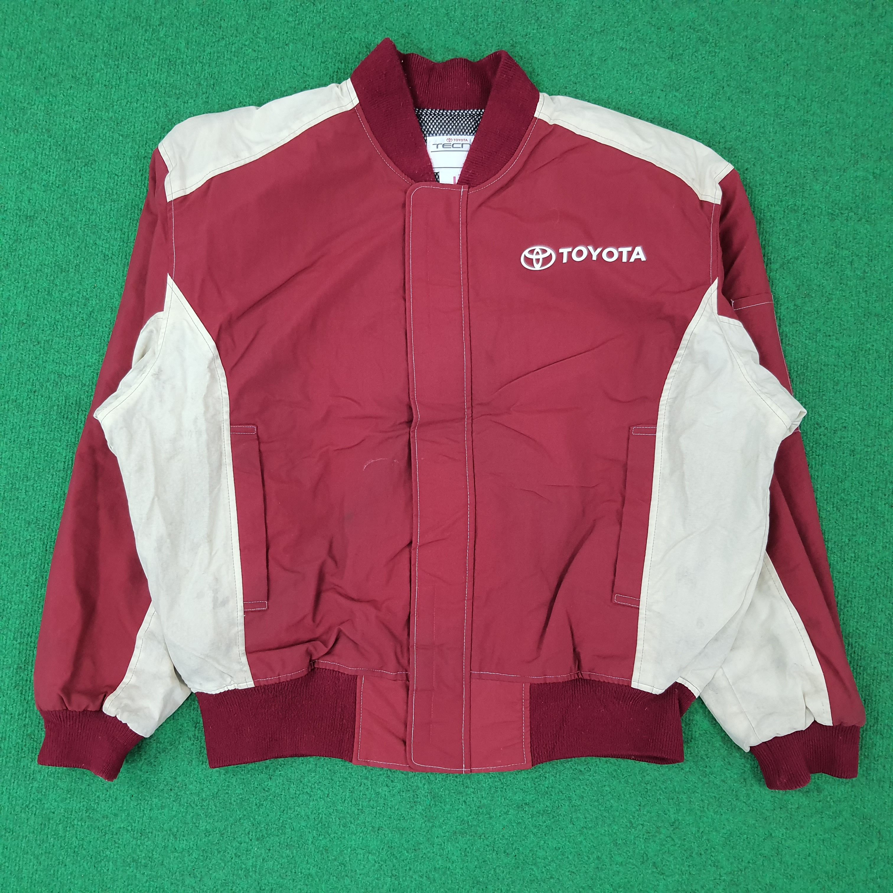 Other Vintage Toyota Tecno Japan Motorsports Racing Jacket C240N18 Size US XL / EU 56 / 4 - 3 Thumbnail