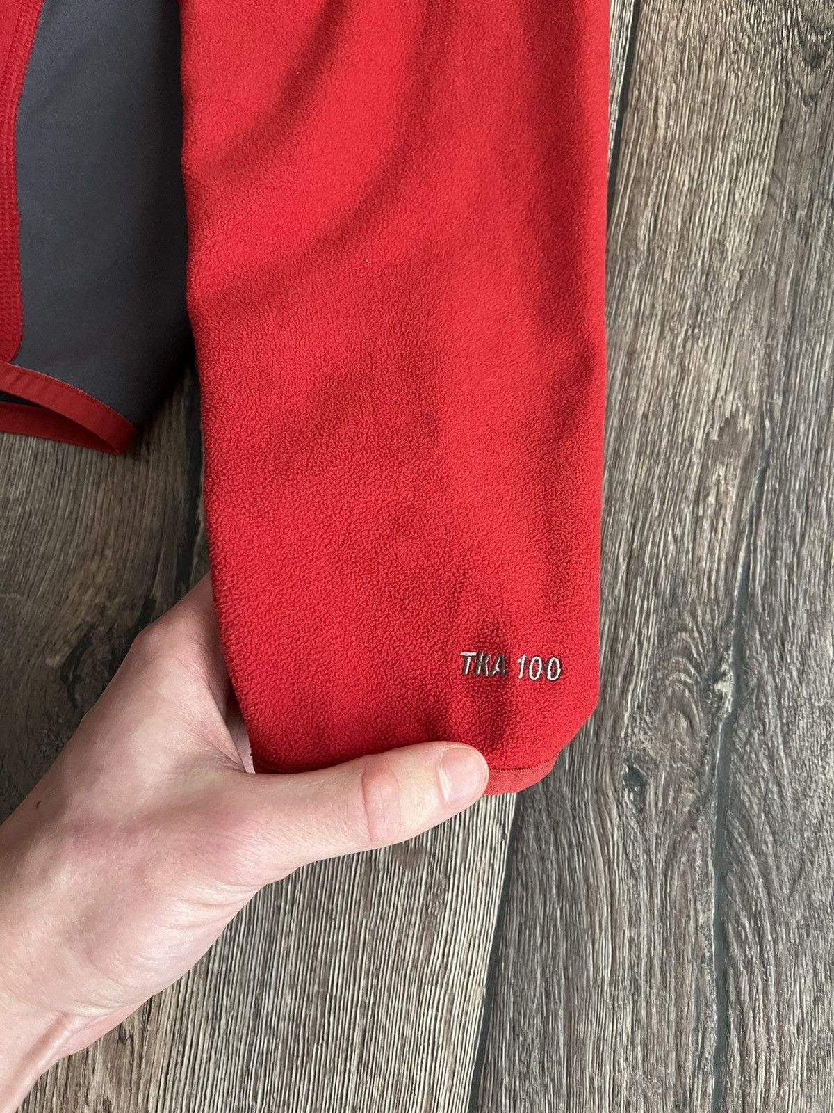 The North Face × Vintage Vintage The North Face TKA 100 Full Zip Up Fleece Jacket Size US S / EU 44-46 / 1 - 14 Thumbnail