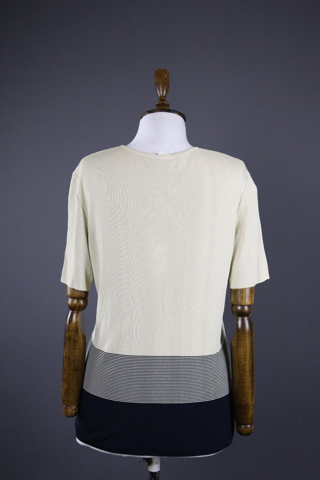 Designer Ladies Max Mara Casual Classic Knit Shirt Sweater Size L Size L / US 10 / IT 46 - 6 Thumbnail