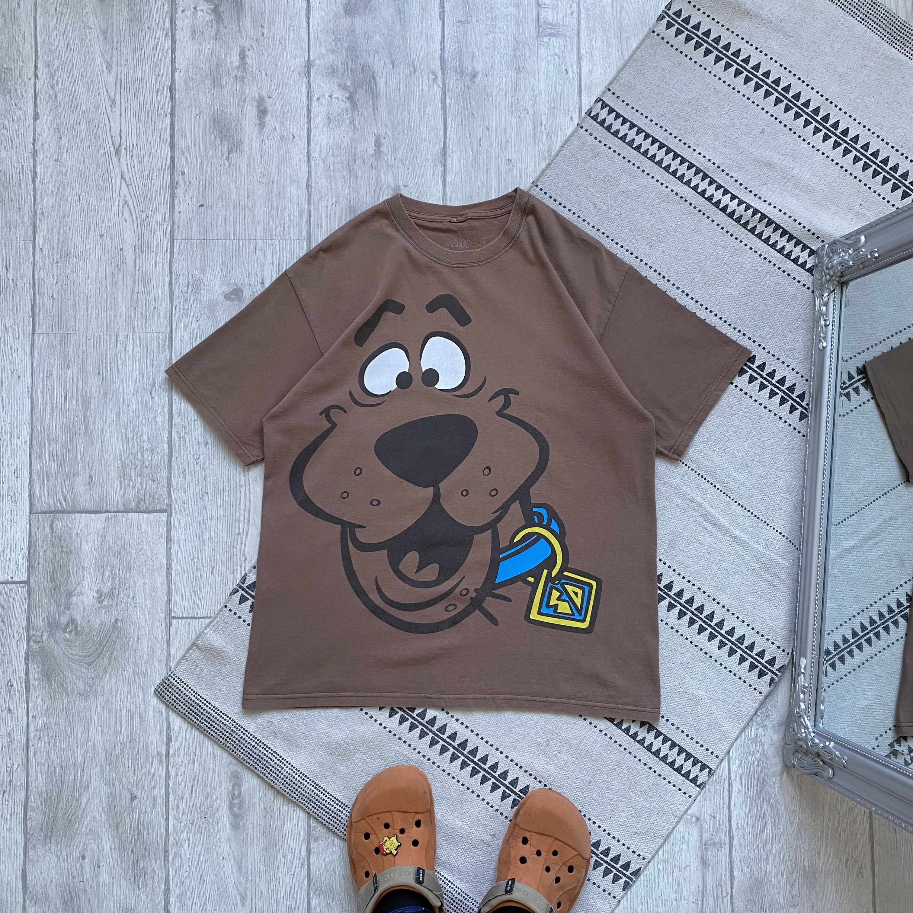 Cartoon Network Vintage Faded Scooby Doo tee overprint Movie TV shov Size US M / EU 48-50 / 2 - 1 Thumbnail