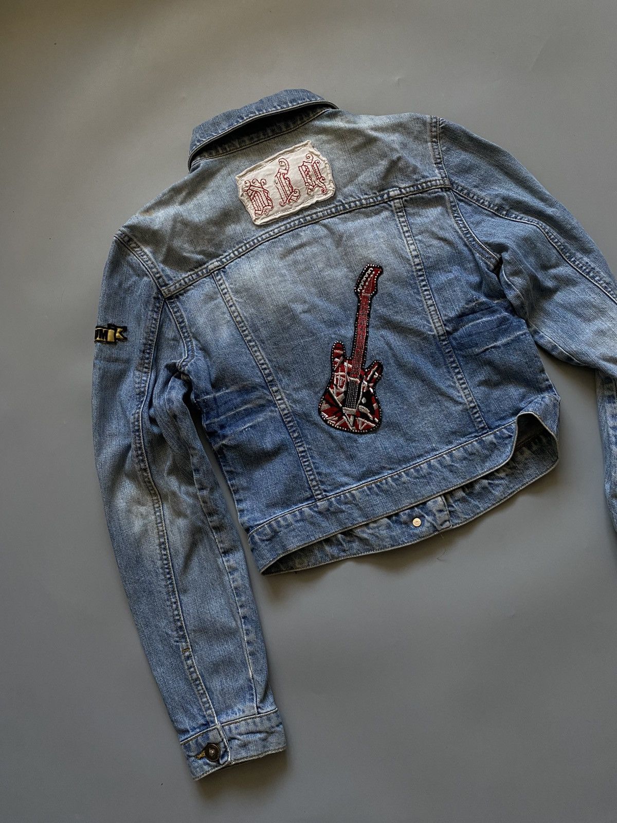 Versace Jeans Couture Versace very rare denim jacket with stripes Size S / US 4 / IT 40 - 6 Thumbnail