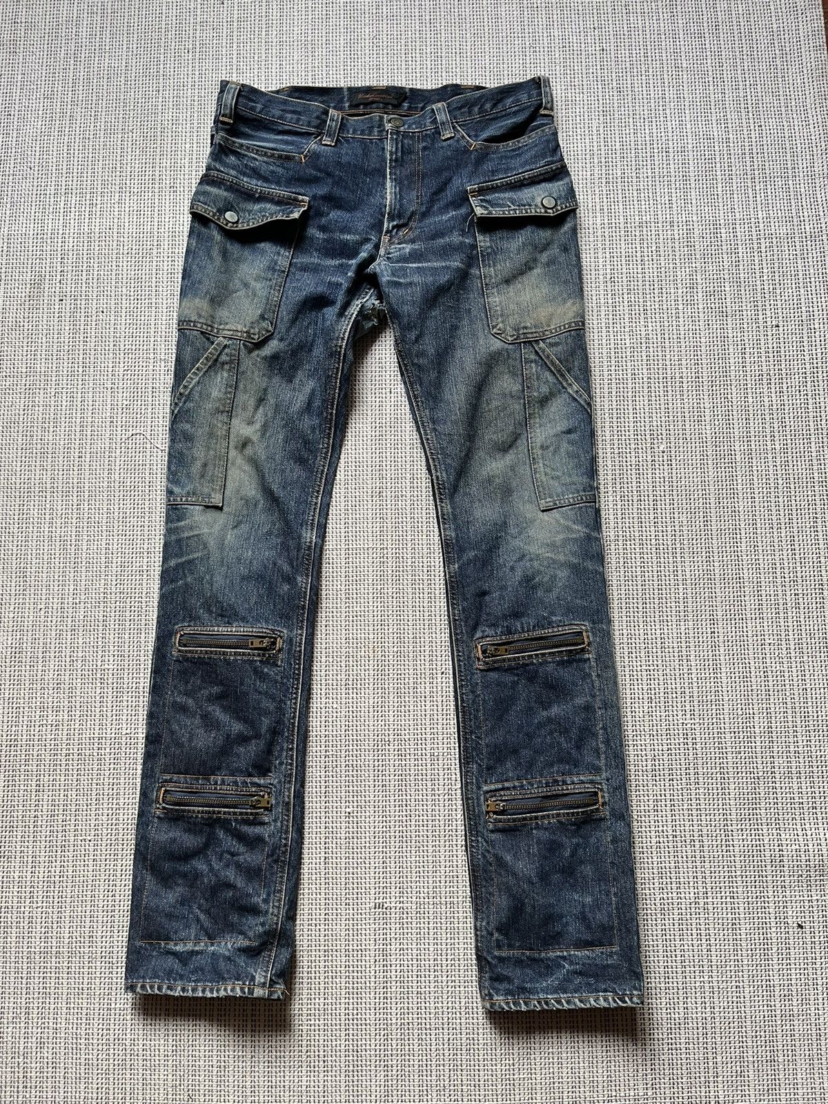 Undercover Undercover AW02 Witch Cargo Denim Bush pants Size US 31 - 1 Thumbnail