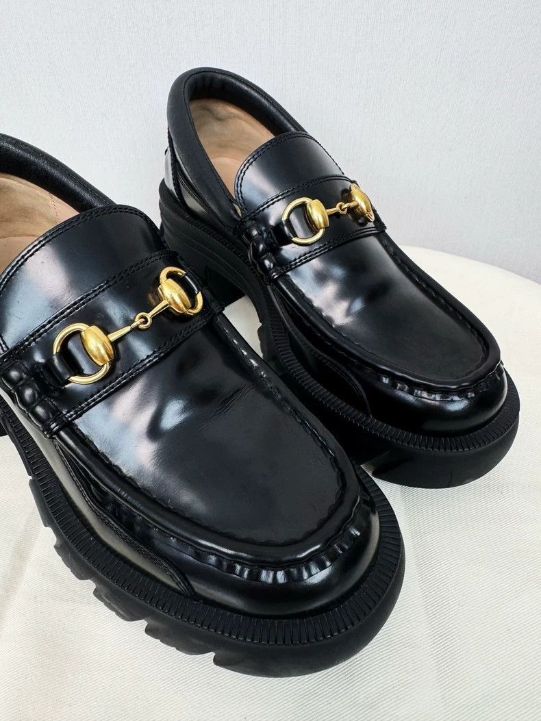 Gucci Gucci Classic Black Loafers Size 36.5-2505 Size US 6 / IT 36 - 2 Thumbnail