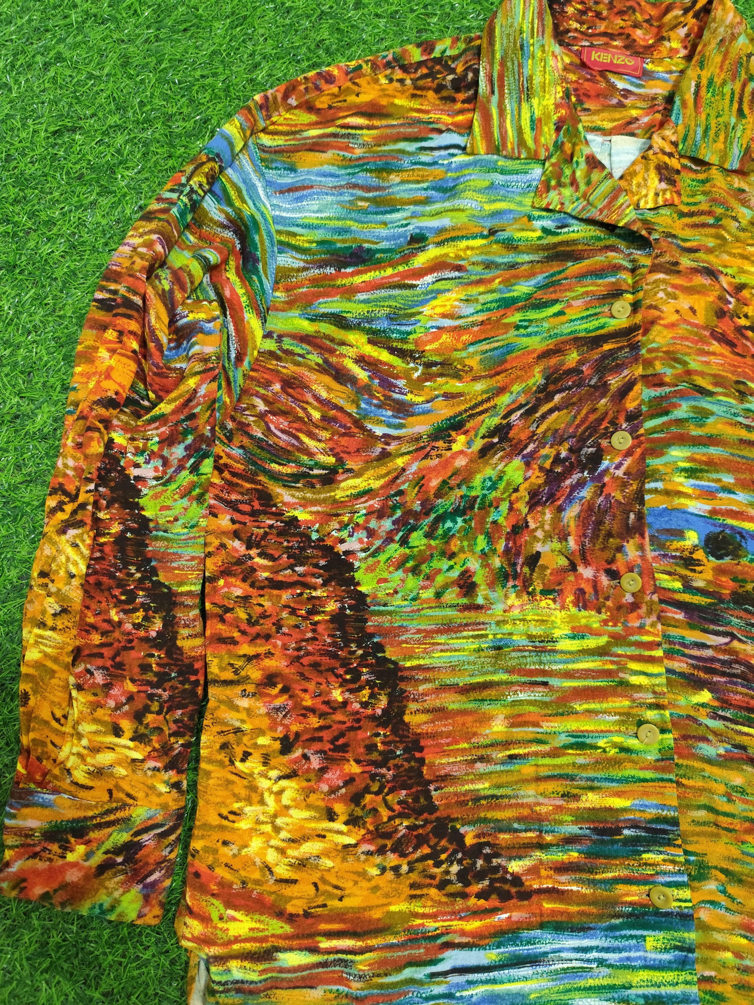 Kenzo 🔥RARE VINTAGE 80S KENZO ABSTRACT RUNWAY Size US L / EU 52-54 / 3 - 9 Thumbnail