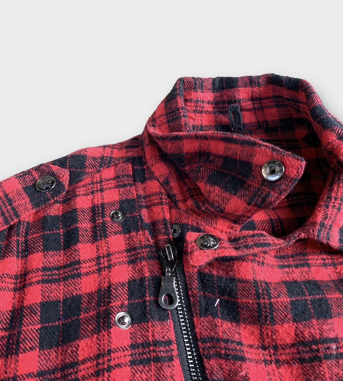In The Attic In the attic Homme Plaid tartan punk zipper jacket Size M / US 6-8 / IT 42-44 - 8 Thumbnail