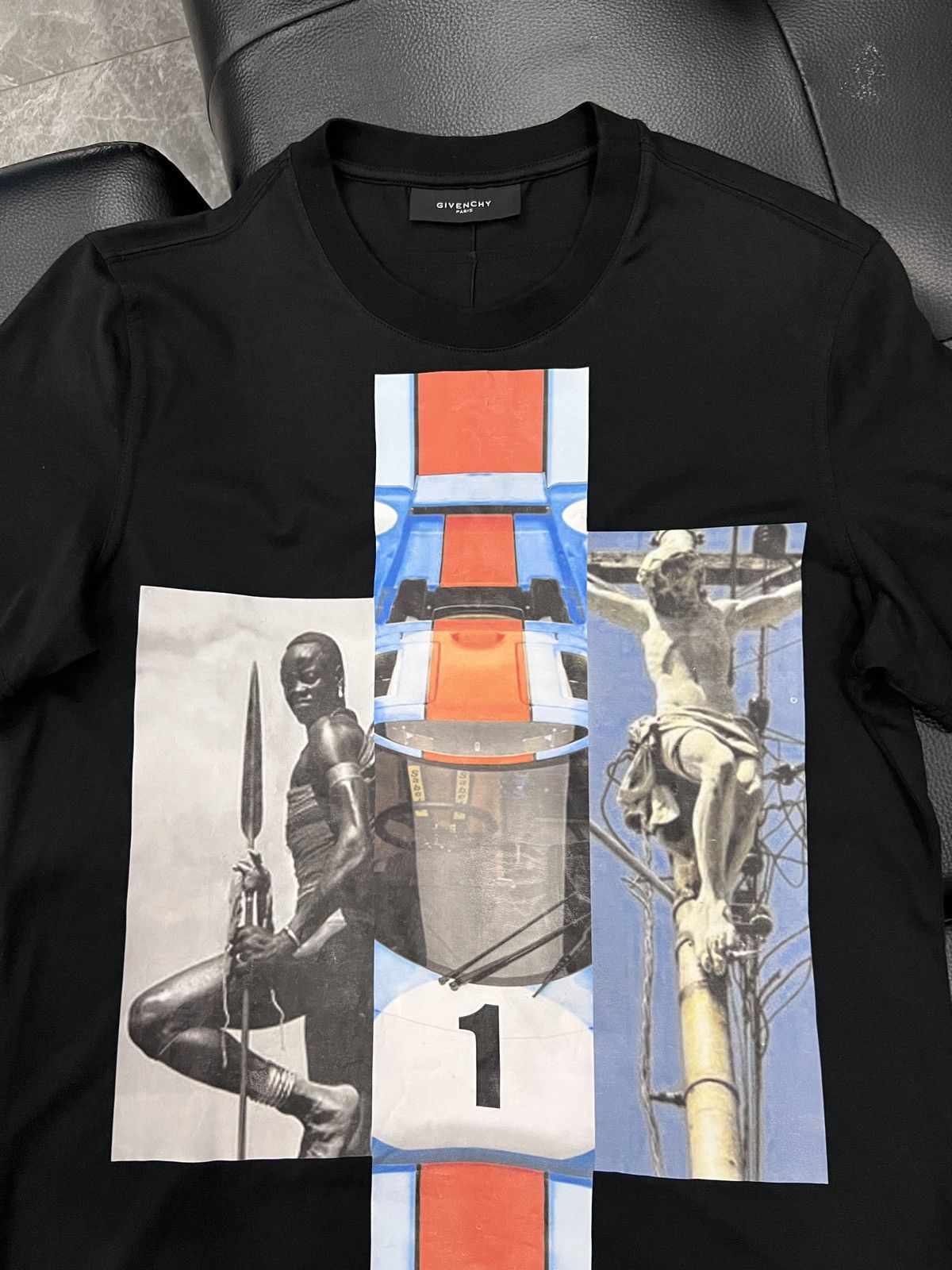 Givenchy Givenchy by Riccardo Tisci SS14 Tribal / Racing / Jesus Pane Size US S / EU 44-46 / 1 - 3 Thumbnail