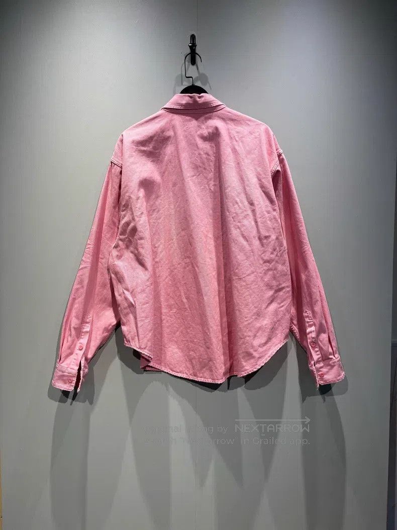 Balenciaga Balenciaga Logo embroidery pointed collar long-sleeve shir Size US M / EU 48-50 / 2 - 2 Thumbnail