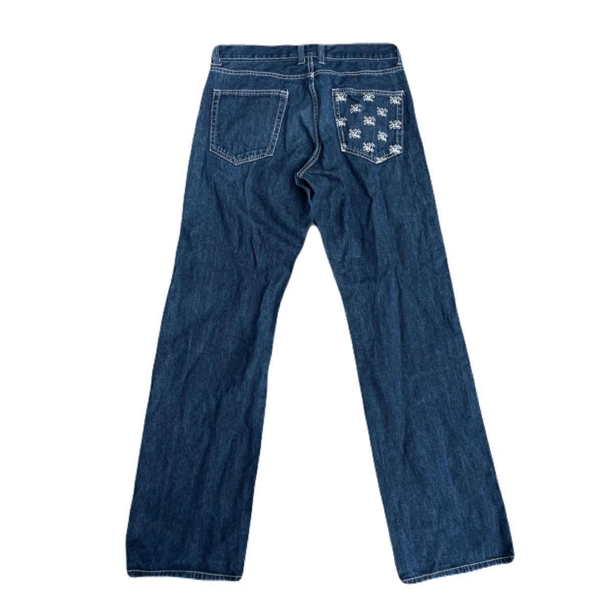 Japanese Brand 2000s ONEPIECE Graffiti Jeans Bape Style Anime Size US 30 / EU 46 - 4 Thumbnail