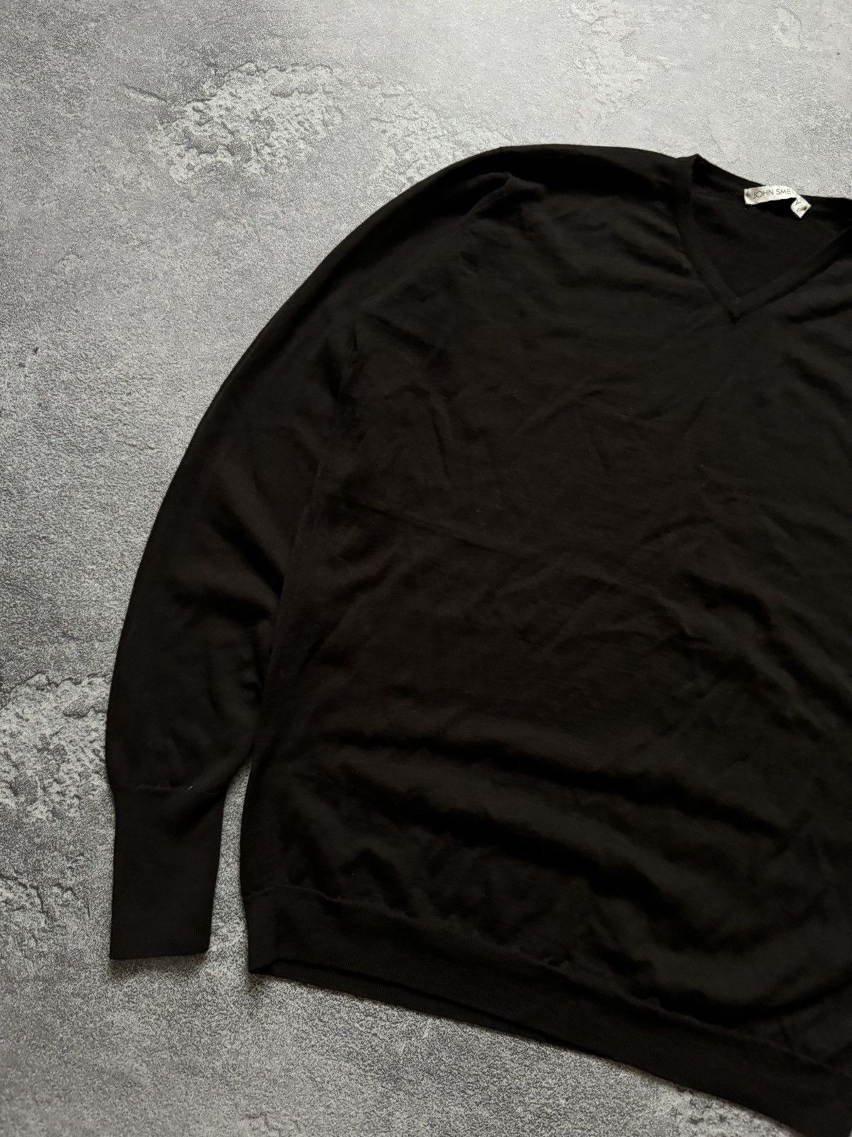 Designer × John Smedley John smedley L brown v-neck sweater jumper pullover knitwear Size US L / EU 52-54 / 3 - 6 Thumbnail