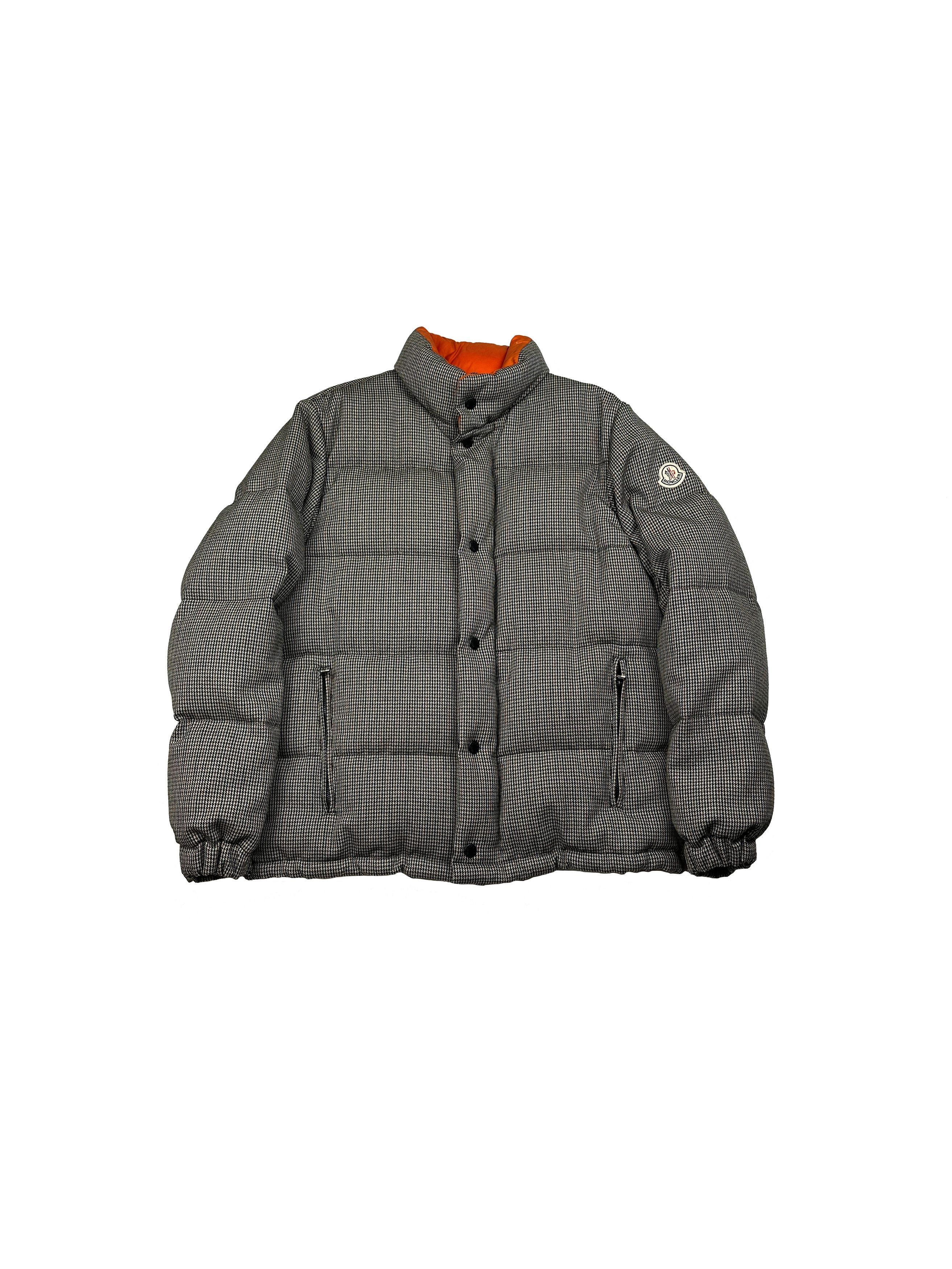 Comme des Garcons 2005 Moncler x Junya Watanabe Down Houndstooth Jacket Size US S / EU 44-46 / 1 - 5 Thumbnail