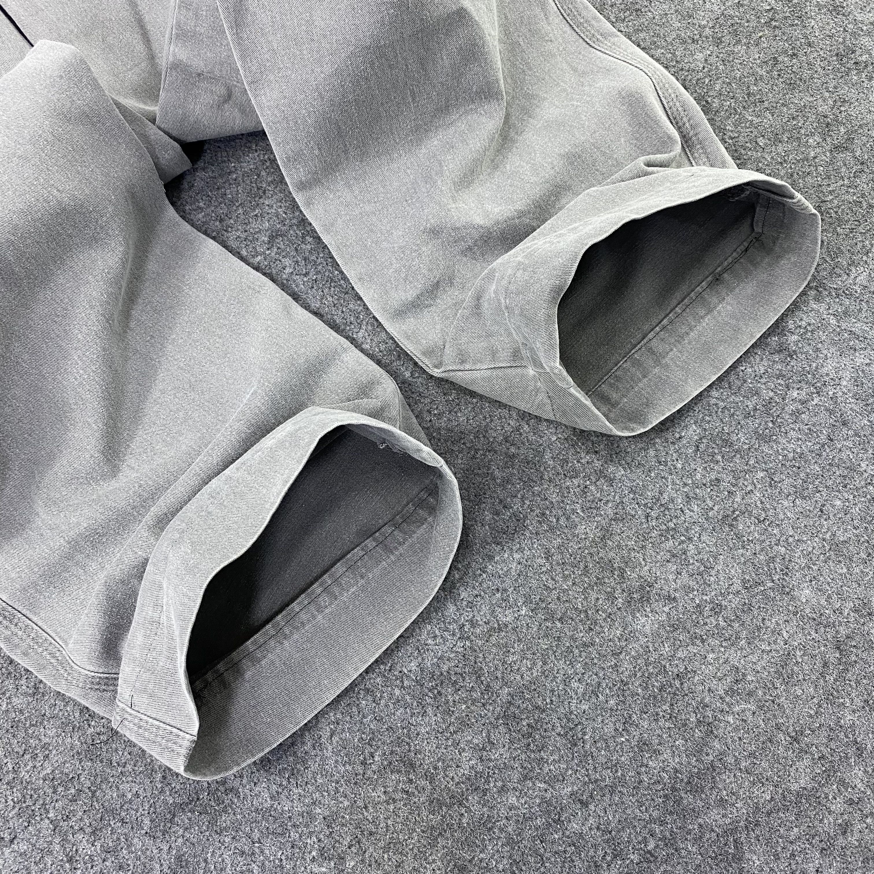 Japanese Brand Gran Cisco Faded Grey Cargo Pants - C022 Size US 29 - 11 Thumbnail