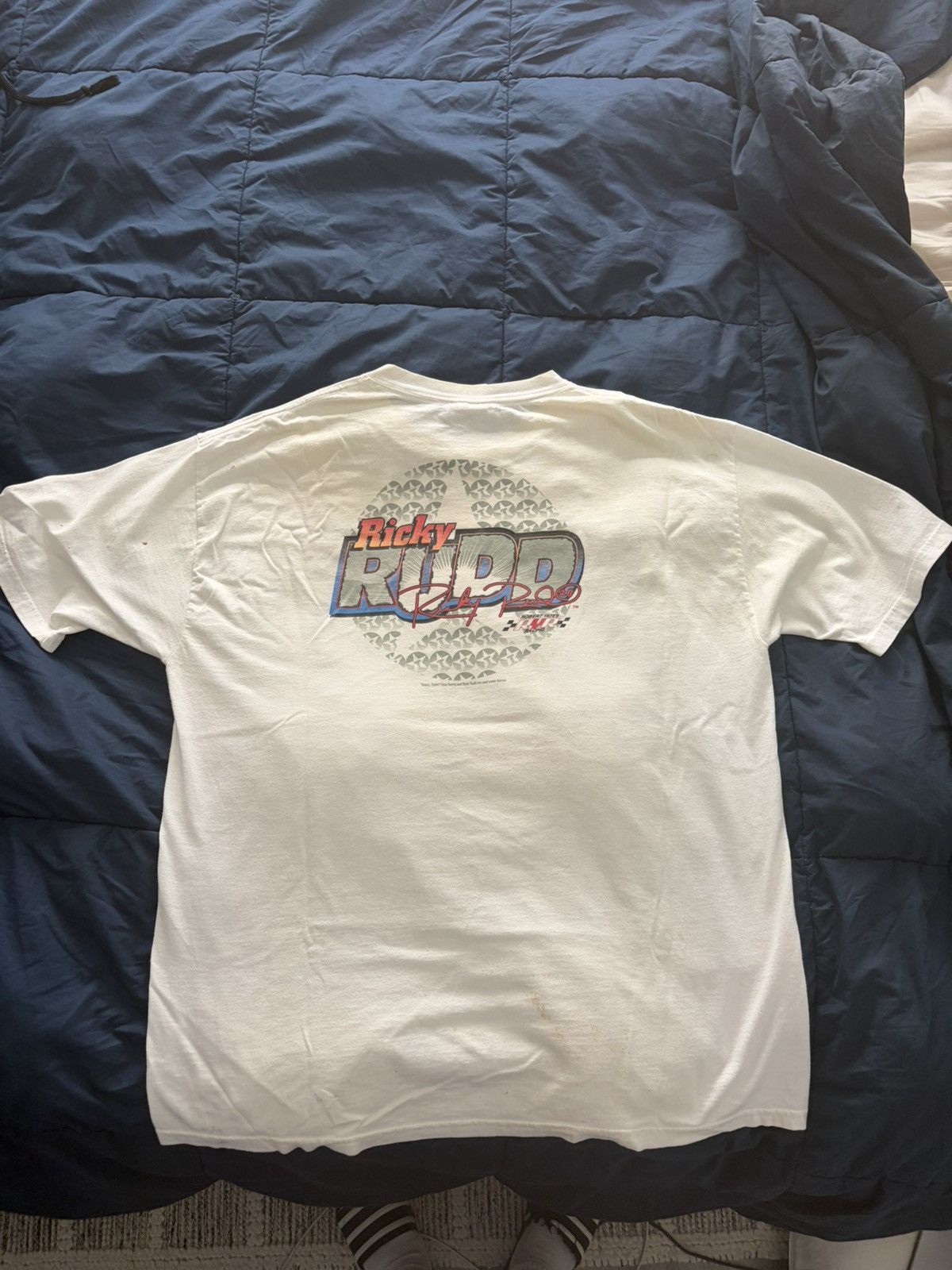 Vintage Vintage NASCAR Ricky Rudd T shirt Size US XL / EU 56 / 4 - 2 Thumbnail