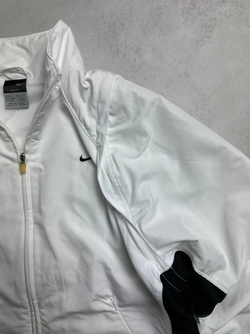 Nike Vintage Nike Swoosh Boxy Nylon Olympic Zip Jacket Y2K M Size US M / EU 48-50 / 2 - 6 Thumbnail