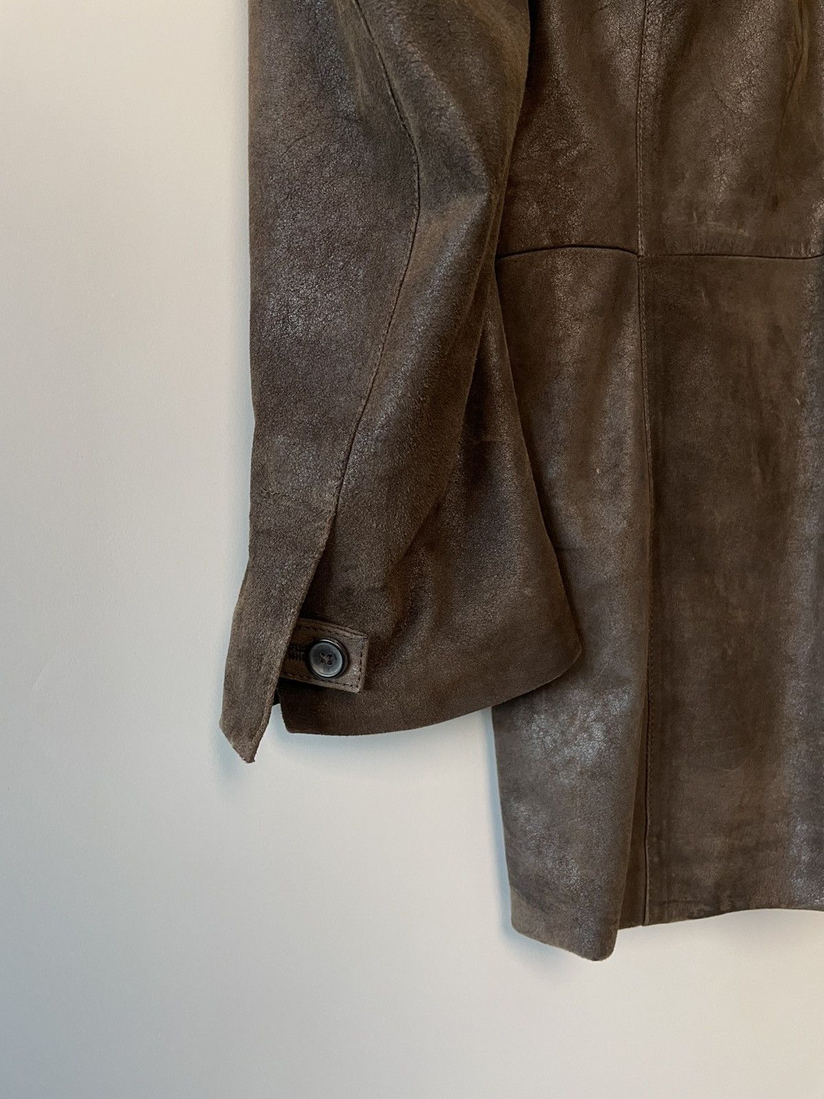 Yves Saint Laurent Yves Saint Laurent Rive Gauche by Tom Ford Waxed Blazer Size 48R - 6 Thumbnail
