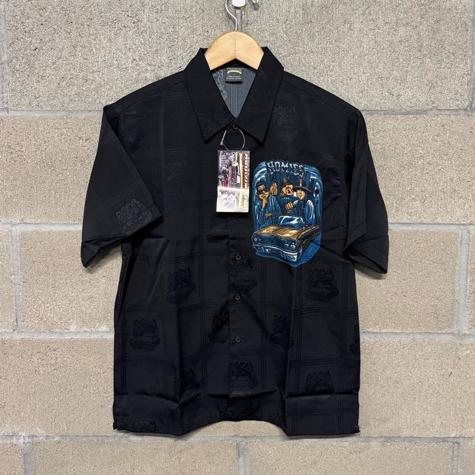 Homies Vintage Homies lowrider button up t shirt men xs nwt Size US XS / EU 42 / 0 - 2 Thumbnail