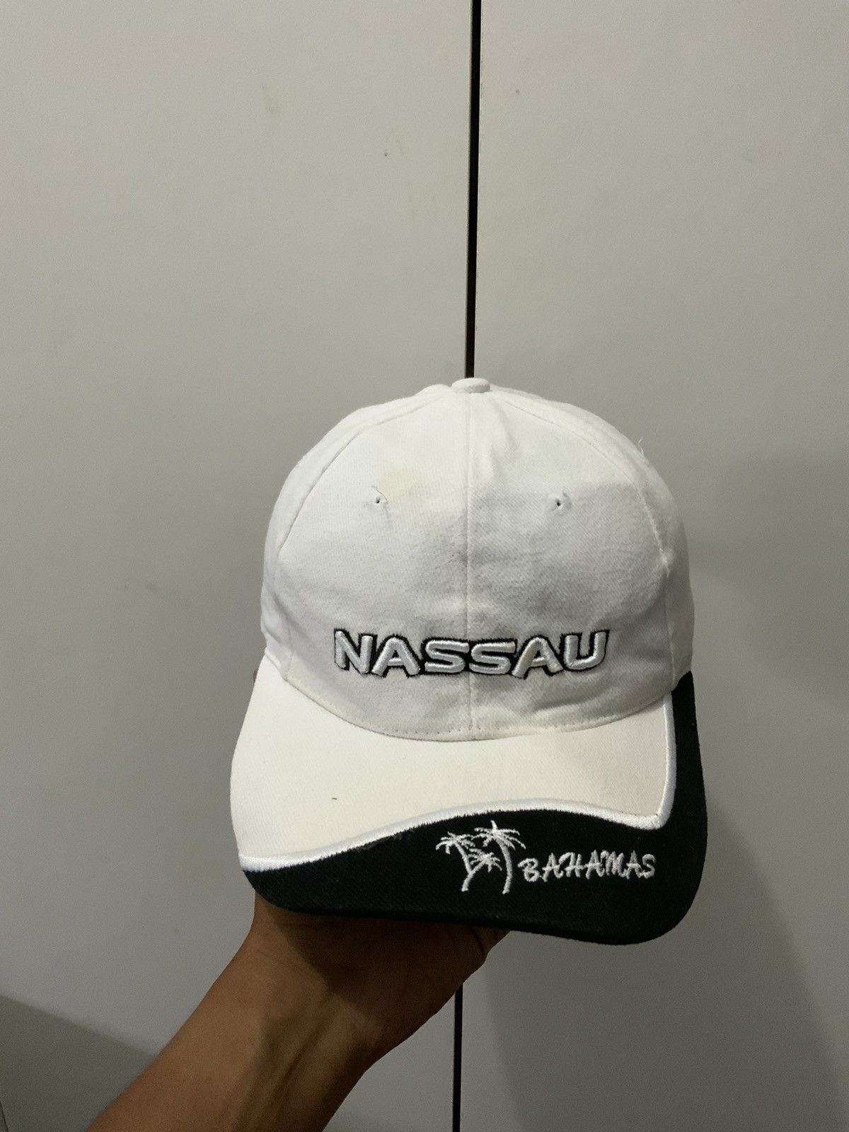 Hat Club Nassau Bahamas White Hat Size ONE SIZE - 5 Thumbnail