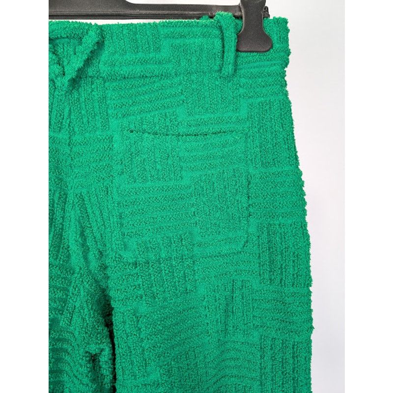 Bottega Veneta o1rshd1 MW Jacquard Towelling Knit Shorts in Parakeet Size US 32 / EU 48 - 12 Thumbnail