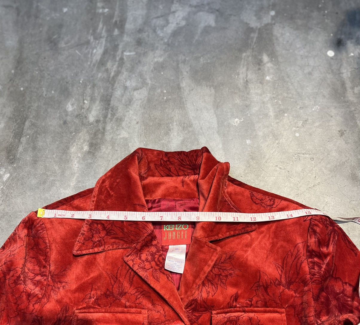 Kenzo 90s KENZO VELVET JACKET Size L / US 10 / IT 46 - 8 Thumbnail