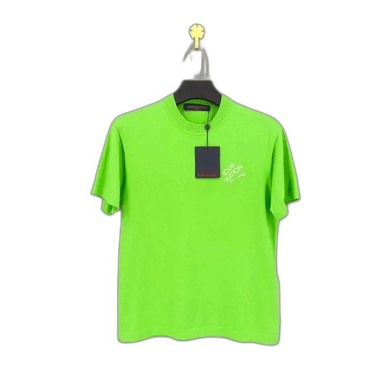Louis Vuitton Louis Vuitton Green Short Sleeve T-Shirt-2507 Size US XXS / EU 40 - 1 Thumbnail