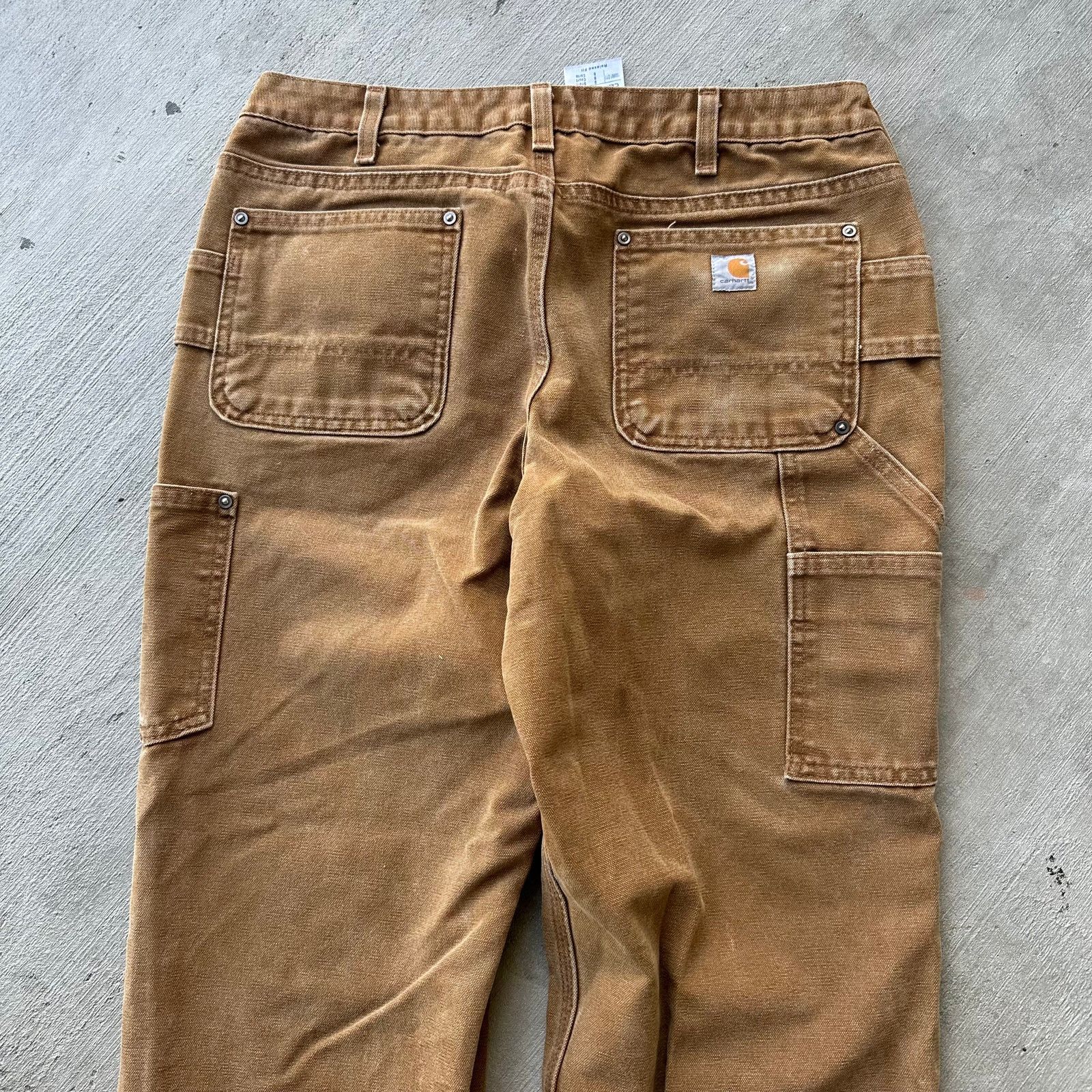 Carhartt Vintage Y2K Carhartt WOMENS brown double knee work pants Size US 32 / EU 48 - 6 Thumbnail