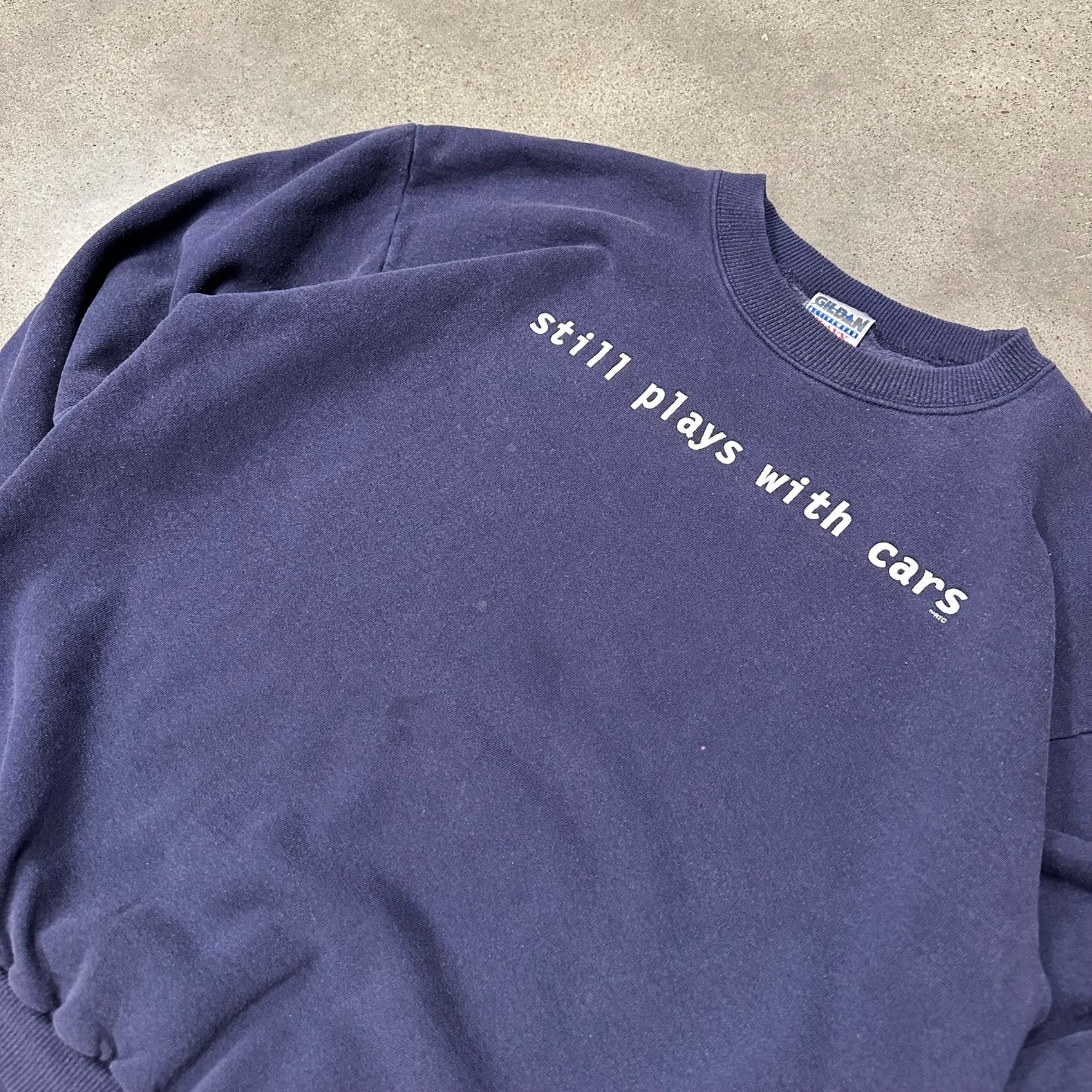 Vintage Vintage Car Enthusiast “Still Plays With Cars” Sweatshirt Size US XL / EU 56 / 4 - 2 Thumbnail